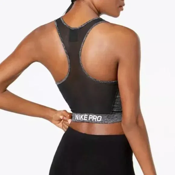 Nike Pro Hypercool Mesh Racerback Cropped Tank Top - Picture 3 of 11